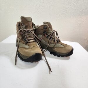 REI Monarch III GTX Hiking Boots Women's Walnut Gore-Tex Vibram Leather SZ 7